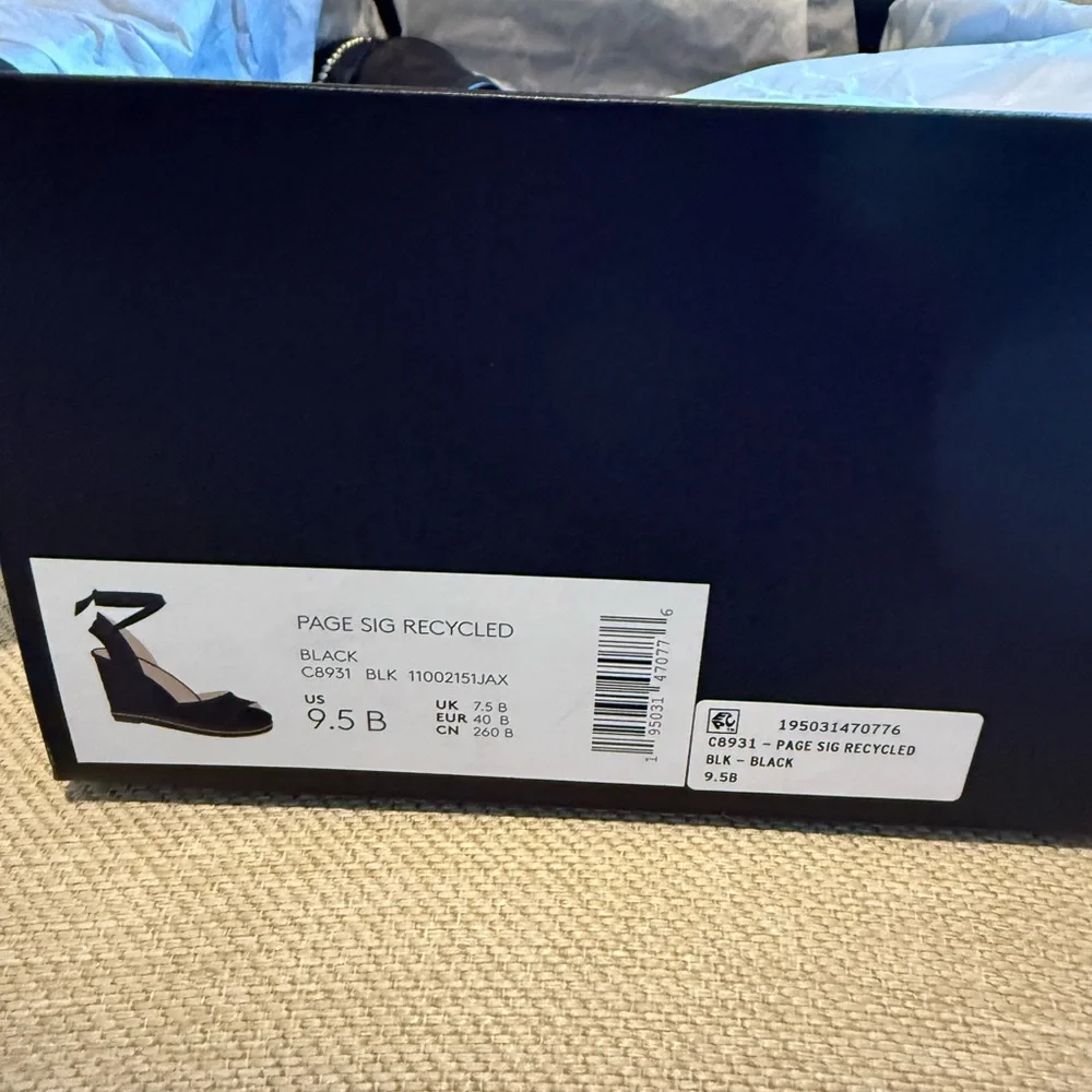 Coach Black Heels with Ankle Strap and Platform - Picture 2 of 6